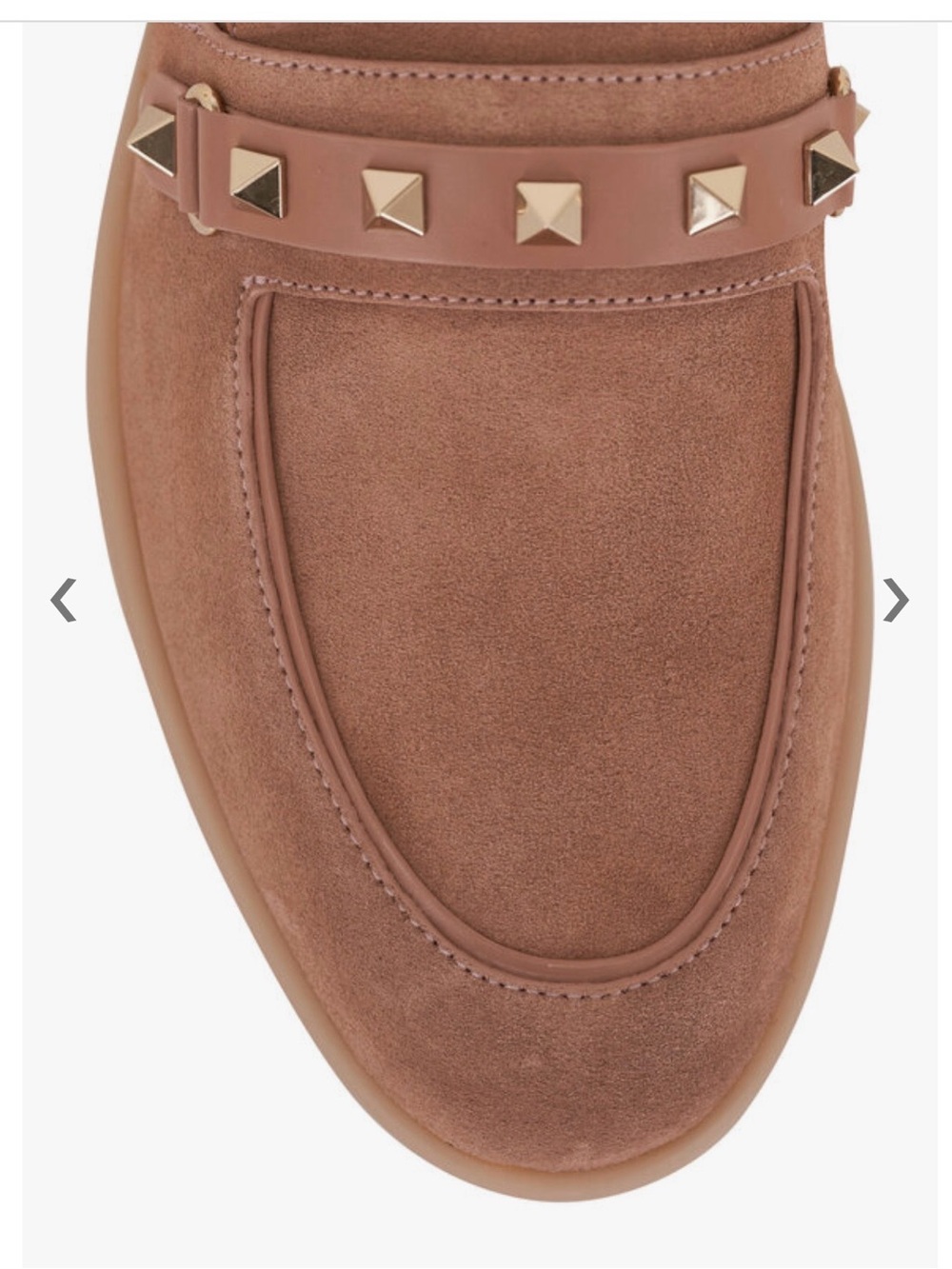 Valentino Leisure Flows Rockstud Suede & Leather Loafer SZ: - Picture 2 of 11